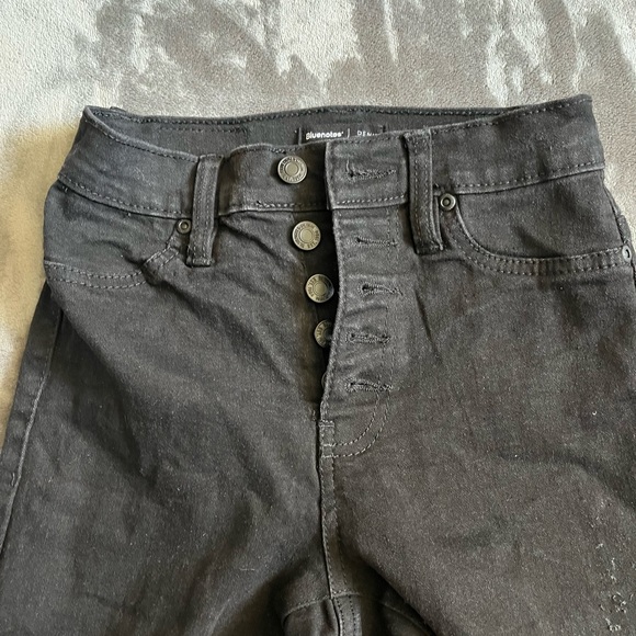 Bluenotes high rise black bell bottoms - Picture 3 of 3